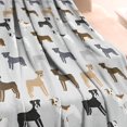 thumbnail image 3 of Bulldog Dog Blanket,Comfortable Soft Flannel Throw Blanket,All Season,Warm Lightweight Blankets for Sofa Bed Couch Living Room Chair,60"x80"(150x200cm), 3 of 4