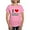 Pink, variant on CafePress - I Heart (Love) Monday Women's Dark T Shirt - Women's Traditional Fit Dark T-Shirt