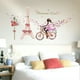thumbnail image 5 of Pegatinas de pared Torre Eiffel de París, calcomanías de pared, pegatinas repetibles, decoración de pared para dormitorio de niñas, 5 of 8