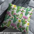 thumbnail image 2 of jejeloiu Green Cactus Fabric by the Yard 10 Yards,Tropical Desert Botanical Room Decor Fabric by the Yard,Rustic Farmhouse Cabin Sewing Fabric For Tens,Breathable Home Decor, 2 of 6