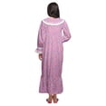 thumbnail image 4 of Moomaya Chemise de Nuit en Coton Imprimé Col Marin pour Femmes, 4 of 5