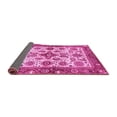 thumbnail image 2 of Ahgly Company Indoor Round Oriental Pink Traditional Area Rugs, 7' Round, 2 of 4