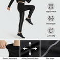 thumbnail image 4 of LANBAOSI 2 Pack Youth Boys Compression Leggings Athletic Workout Running Tights Size 12, 4 of 7