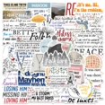 thumbnail image 1 of 52pcs Singer Album Sticker Pack, Waterproof Motorcycle Decals for Car, Laptop, Bicycle, 1 of 5