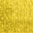 thumbnail image 1 of Ahgly Company Machine Washable Indoor Square Abstract Yellow Contemporary Area Rugs, 4' Square, 1 of 4