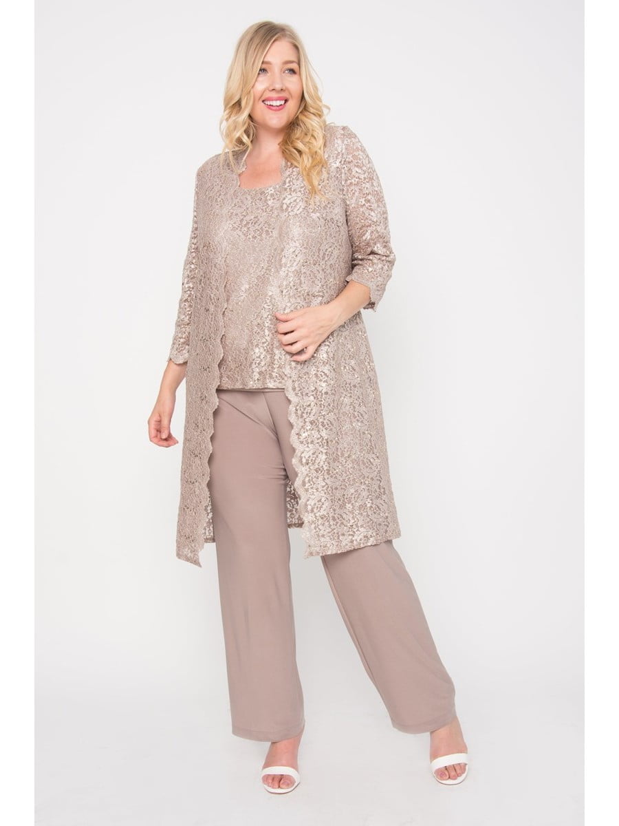 mother of the bride plus size suits