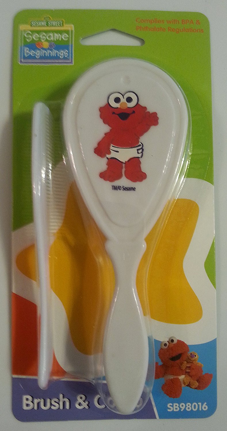 Sesame Street Beginnings Baby Elmo Brush & Comb By Regent Baby