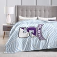 thumbnail image 4 of University A of Scranton Logo Fleece Blanket, Very Soft Microfiber Flannel Blanket for Couch Warm and Cozy for All Seasons, 4 of 6