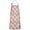 Pink Cow Bell, variant on Pink Cow Heart Pattern Apron-Garden Aprons for Women with Pockets-Cotton Linen Waterproof Kitchen Cooking Gardening Aprons Adjustable for Kitchen,Cooking,BBQ and Salon 33x27 Inch