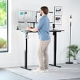 thumbnail image 2 of VIVO Gray 55 x 28 inch Universal Table Top for Sit to Stand Desk Frames, 2 of 8