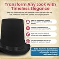 thumbnail image 2 of Nicky Bigs Novelties Adult Black Felt 8-Inch Tall Top Hat - Abe Lincoln Hat, Steampunk Top Hat, Magician, Victorian Era, Vampire Costume Hat for Halloween, Cosplay, Dress-Up Accessory, Black, One Size, 2 of 7