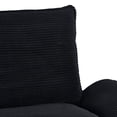 thumbnail image 3 of Gewnee Loveseat Sofa with Ottoman for Living Room, Modern Chenille Comfy Sectional Sofa Cloud Couch, 2-Seat, 3 of 12
