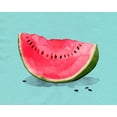 thumbnail image 2 of Popp, Grace 18x15 White Modern Wood Framed Museum Art Print Titled - Summer Watermelon I, 2 of 4