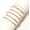 Gold Plated, variant on Versatile Style Metal 6-Piece Set with 6 Bracelets, Silver (6 Pack)