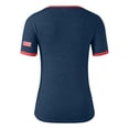 thumbnail image 5 of IDOCLOTHES 4th of July V Neck T Shirts for Women Vintage 250 Years of Freedom 250 Anniversary USA Flag Tshirts Loose Fitted Short Sleeve Patriotic Tee Shirt Tops Dark Blue, XXL, 5 of 5