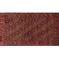 thumbnail image 1 of Ahgly Company Machine Washable Indoor Rectangle Traditional Brown Red Area Rugs, 6' x 9', 1 of 7
