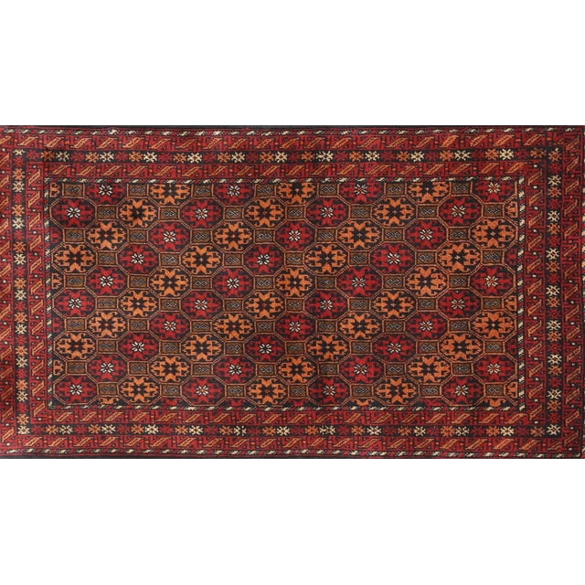 Ahgly Company Machine Washable Indoor Rectangle Traditional Brown Red Area Rugs, 6' x 9'
