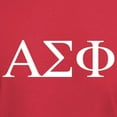 thumbnail image 3 of CafePress - Alpha Sigma Phi Greek Letters White T Shirt - Men's Classic Graphic Cotton T-Shirt, 3 of 4