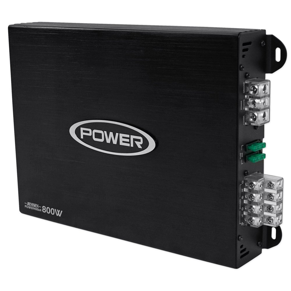 Jensen POWER400x4 400 Watt RMS 4Channel Amplifier Class AB Car Audio