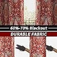 DriftAway Christopher Peacock Floral Thermal Insulated Blackout Curtains, 52” x 63” (2 Panels)