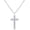 Birthstone 06-June-Light Purple, variant on Baptism Cross Necklace for Women,First Communion Cross Necklaces Jewelry Gifts for Women[k0071]