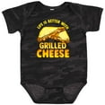 thumbnail image 3 of Inktastic Life is Better with Grilled Cheese Boys or Girls Baby Bodysuit, 3 of 5