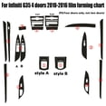thumbnail image 5 of For Infiniti G35 2007-2008 3D Carbon Fiber Pattern Interior Diy Trim Decals Stickers Kit/Set For Left-Hand Drive Replace Part, 5 of 9