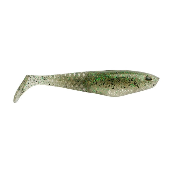 Berkley PowerBait® Saltwater CullShad, 5 in, Silver Flash