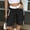 Black, variant on ITSAME Womens Cargo Shorts Straight Leg Multi-Pocket High Waist Summer Loose Casual Shorts Khaki Size 2XL