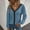 Blue, variant on Babysbule Women's Tops, Jackets& Coat Fashion Women's Fashion Casual Color Matching Button Long Sleeve Cardigan Top Blouse
