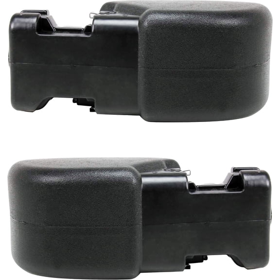 Garage-Pro Bumper End Set Compatible With 1997-2006 Jeep Wrangler, Plastic Primed Front Driver and Passenger Side