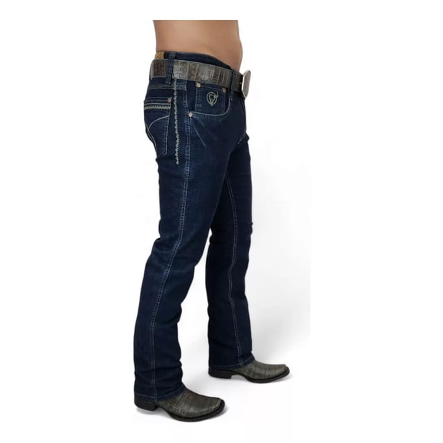 Pantalon De Mezclilla Vaquero Para Bota Bad Bull Hombre.