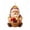 H, variant on Christmas Santa Claus Acrylic Hanging Ornament Cute Flat Pendant Decoration for Xmas Tree Wreath Holiday Party Home Decor