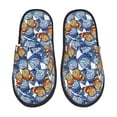 thumbnail image 1 of Balery Colorful Butterfly1 Pantuflas de Casa de Felpa Silenciosas con Diseño Estampado, Zapatillas Cómodas Antideslizantes de Algodón para Interior-Large, 1 of 8