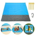 thumbnail image 3 of Spencer Sand Free Beach Blanket Oversized Waterproof Picnic Blanket, 79 X 83 inch Quick Drying Lightweight Beach Mat for Camping Hiking, 3 of 8