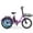 Purple, variant on MOONCOOL TK1 Folding Electric Tricycle for Adults,48V 14.5Ah Removable battery, 1000W Motor, 20" Fat Tire Step-Thru 3 Wheel Electric Bicycle W/ Front & Rear Storage Bag Kit, UL2849