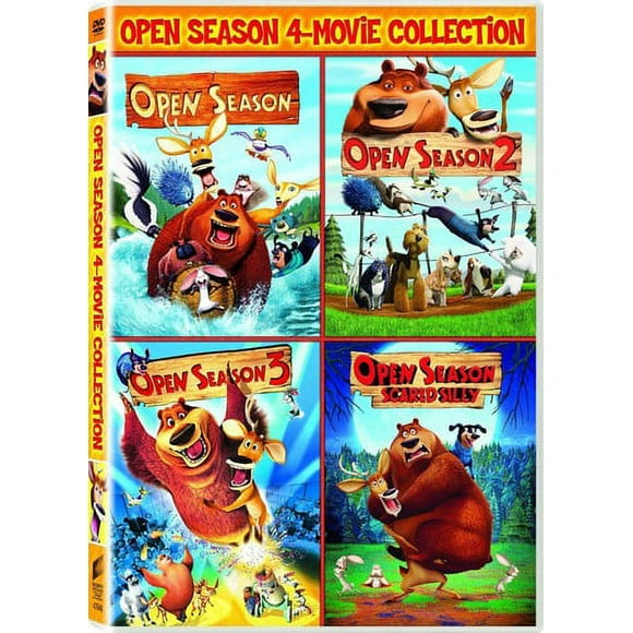Open Season: Collection de 4 Films [Disque Vidéo Numérique] Ac-3/Dolby DIGITAL, Dolby, Doublé, Sous-Titré, Grand Écran