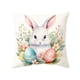 thumbnail image 2 of Funda de almohada de tela, funda de almohada de Pascua, hogar, huevo de Pascua, conejos, decoración del festival, funda de cojín, decoraciones de Pascua, decoraciones de Pascua, decoración de otoño, d, 2 of 6
