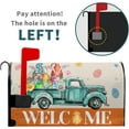 thumbnail image 3 of Easter Mailbox Cover Truck Bunny Eggs Floral Magnetic Mailbox Covers Spring Welcome Flowers Mailbox Happy Easter Large Post Letter Box Covers Garden Yard Home Decor Outside 25.5 x 21Inch, 3 of 6
