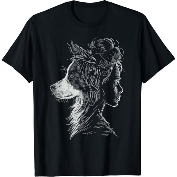 Border Collie Mom Cute Border Collie Lover Mother'S Gift T-Shirt Unisex S-5XL Hot Trending Shirt, Vintage Birthday Gift