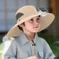 thumbnail image 2 of CHUMUD Kids Solar & USB Powered Fan Sun Hat, Wide Brim UPF 50+ Cooling Bucket Hat with Charging Cable, Breathable Mesh Outdoor Hat for Boys Girls 1-12 Years Old, 2 of 5