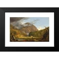 thumbnail image 2 of Thomas Cole 18x13 Black Modern Framed Museum Art Print Titled - A View of the Mountain Pass Called the Notch of the White Mountains (Crawford Notch) (1839), 2 of 5