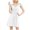 White, variant on Efsteb Dresses for Women 2025 V-Neck Ruched Tank Dress Loose Comfy Fashion Sleeveless Sundresses Classic Solid Color Casual Summer Dresses (Black,S)