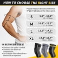 thumbnail image 2 of Attelle de Coude avec Coussin en Gel et Double Stabilisateurs, Attelle de Coude pour Hommes et Femmes, 2 Compartiments de Compression, Manchon de Coude de Tennis, Support de Coude, 2 of 8