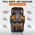 thumbnail image 2 of BestMassage Zero Gravity Full Body Electric Shiatsu Massage Chair Recliner with Built-In Heat Therapy & Foot Roller, Air Massage System, Stretch Vibrating, 2 of 7