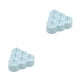 thumbnail image 1 of Yuarrent Bandejas de cubitos de hielo elegantes y convenientes para bebidas sin esfuerzo, jugo de naranja, moldes de cubitos de hielo, bandejas, Triángulo azul 2Conjunto, 1 of 6