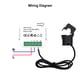 thumbnail image 3 of Eigraketly Medidor de energía inteligente, WiFi, medidor de energía con Sensor de abrazadera, control de aplicación Medidores de medidas dimensionales, 3 of 6