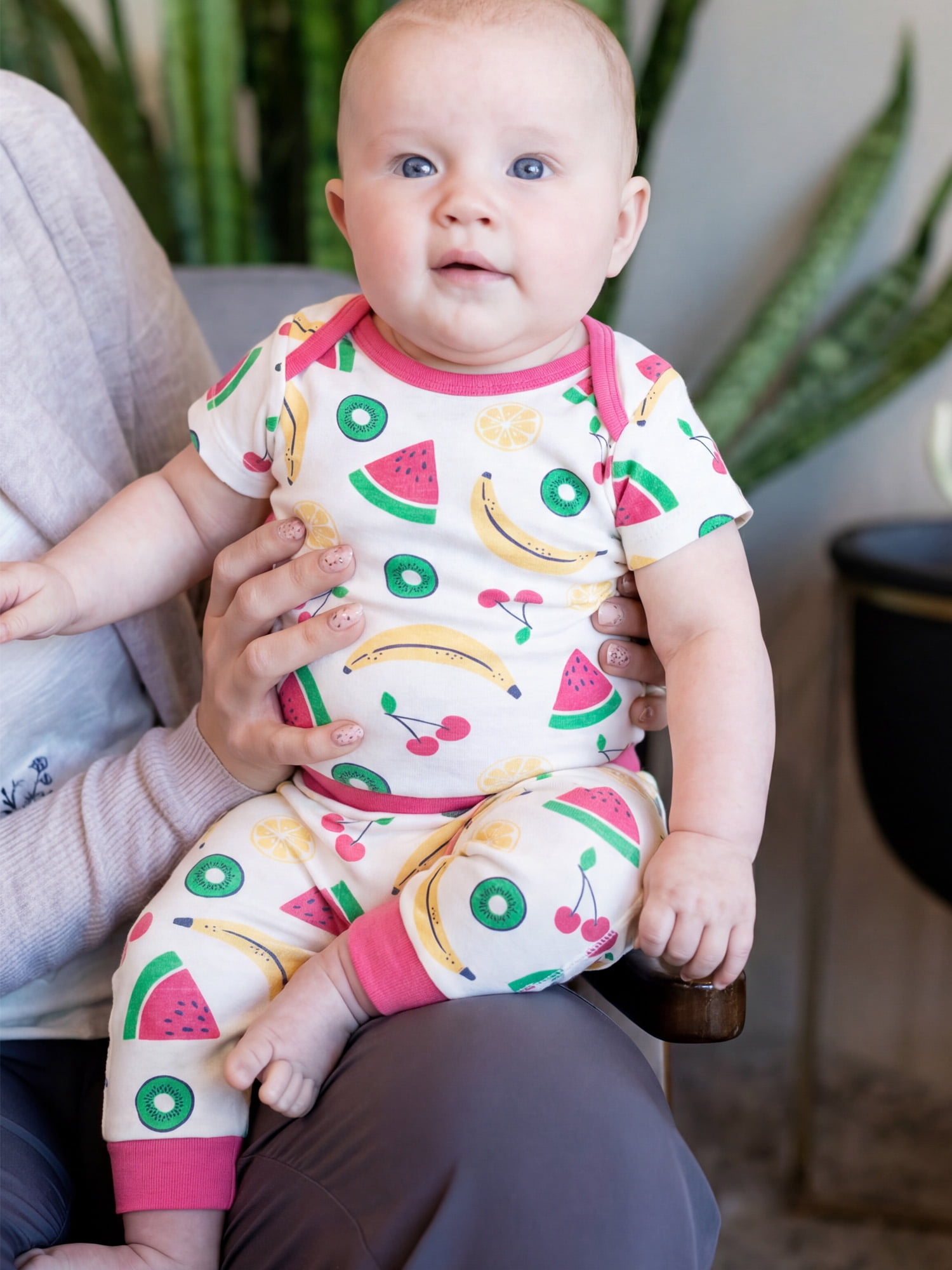 Monica + Andy First Moves Bodysuit + Groove Pant Set, Newborn -24 Months, 3-6 Months