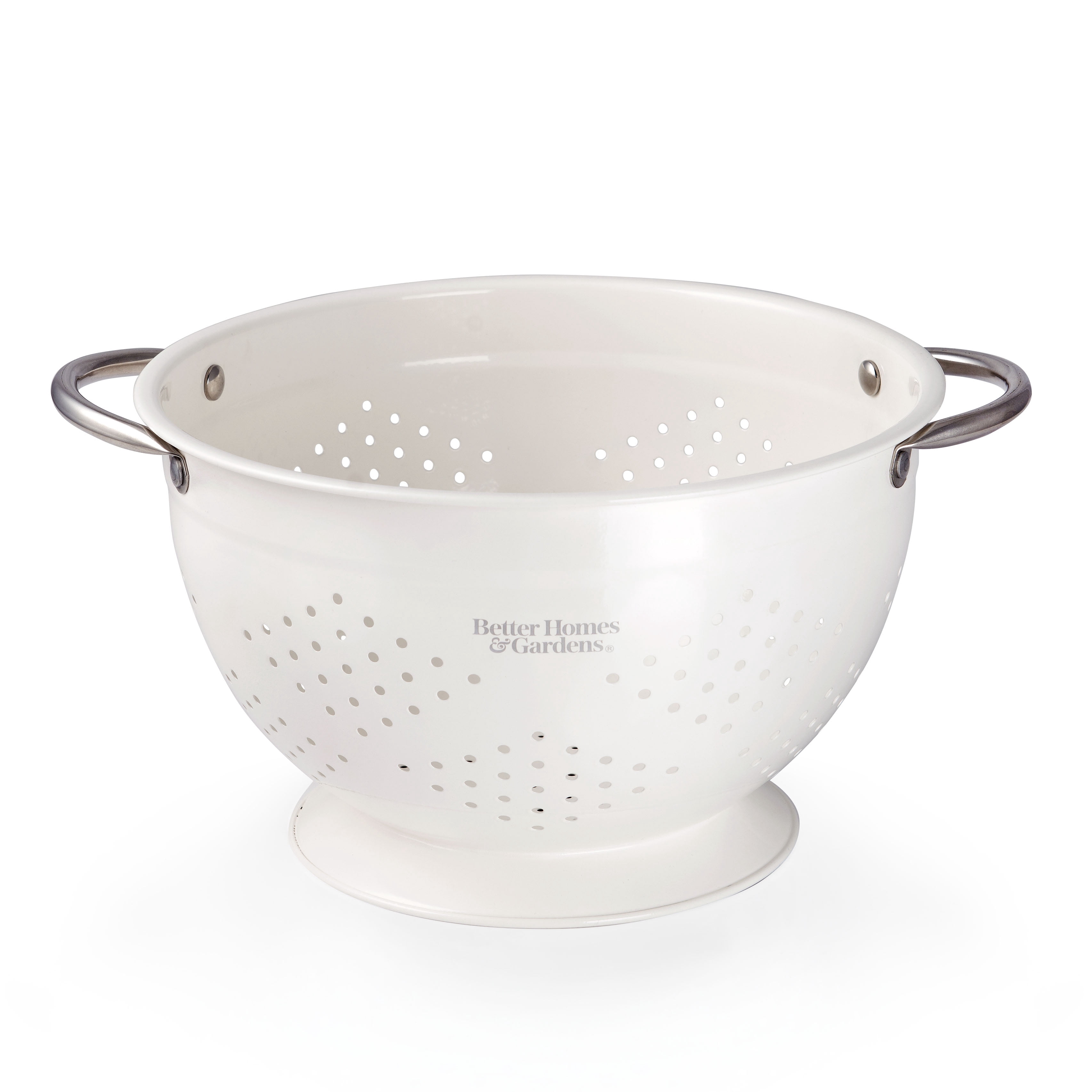 Better Homes & Gardens 2 Piece Colander Set White