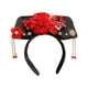 thumbnail image 2 of Diadema antigua china para la cabeza, diadema china Qing, aro para el cabello Hanfu con flores Estilo A, 2 of 7